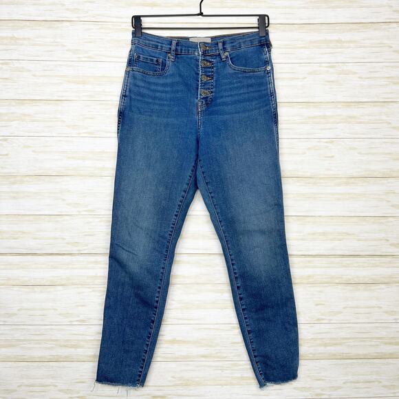 Everlane The Authentic Stretch High-Rise Button Fly Skinny Jeans - Picture 2 of 8